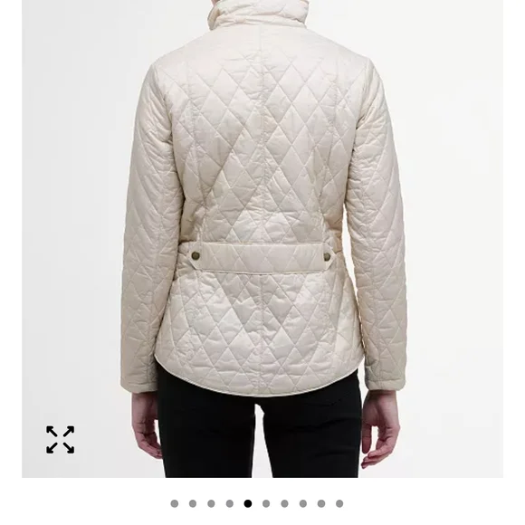 Barbour Women's Beige Quilted Utility Jacket - Picture 6 of 8